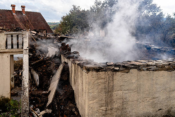 Professional Soot Cleanup technician working in Monticello, KY